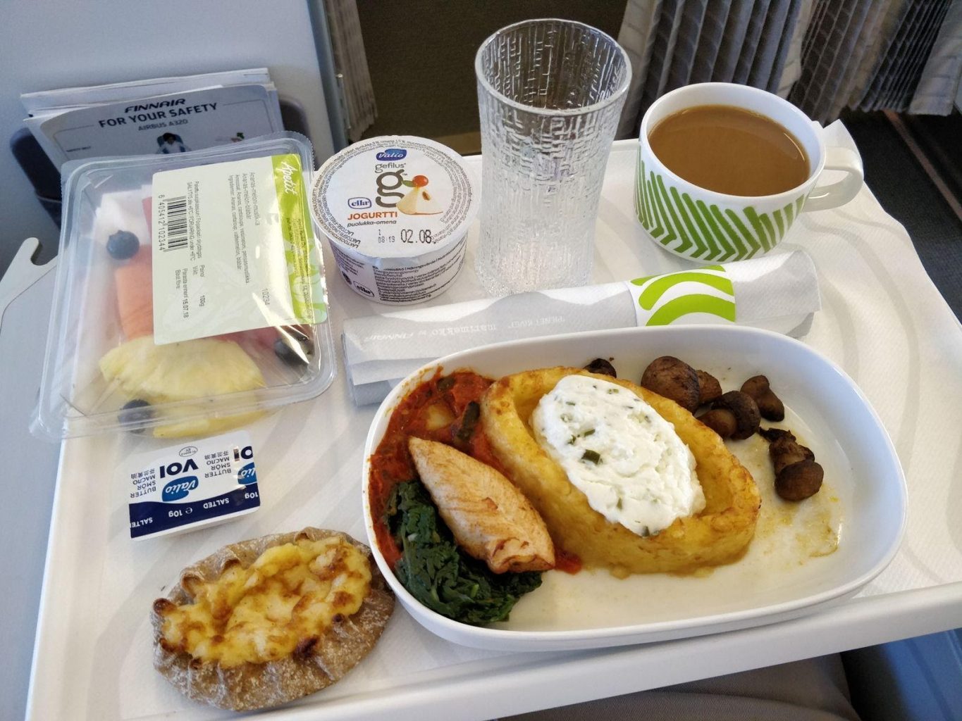 Business-class food and beverage